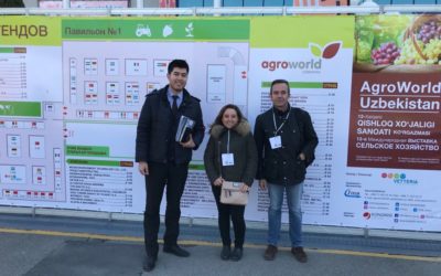Granja Jordán Visita la feria AGROWORLD 2018 en Tashkent, Uzbekistán
